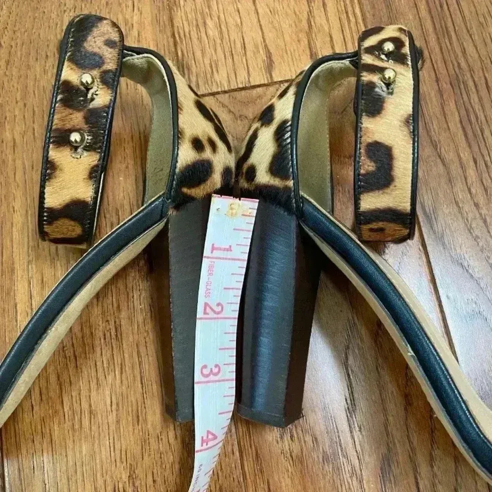 J CREW COLLECTION Lanie Calf-Hair Stacked Heel Shoe 7 - Image 8