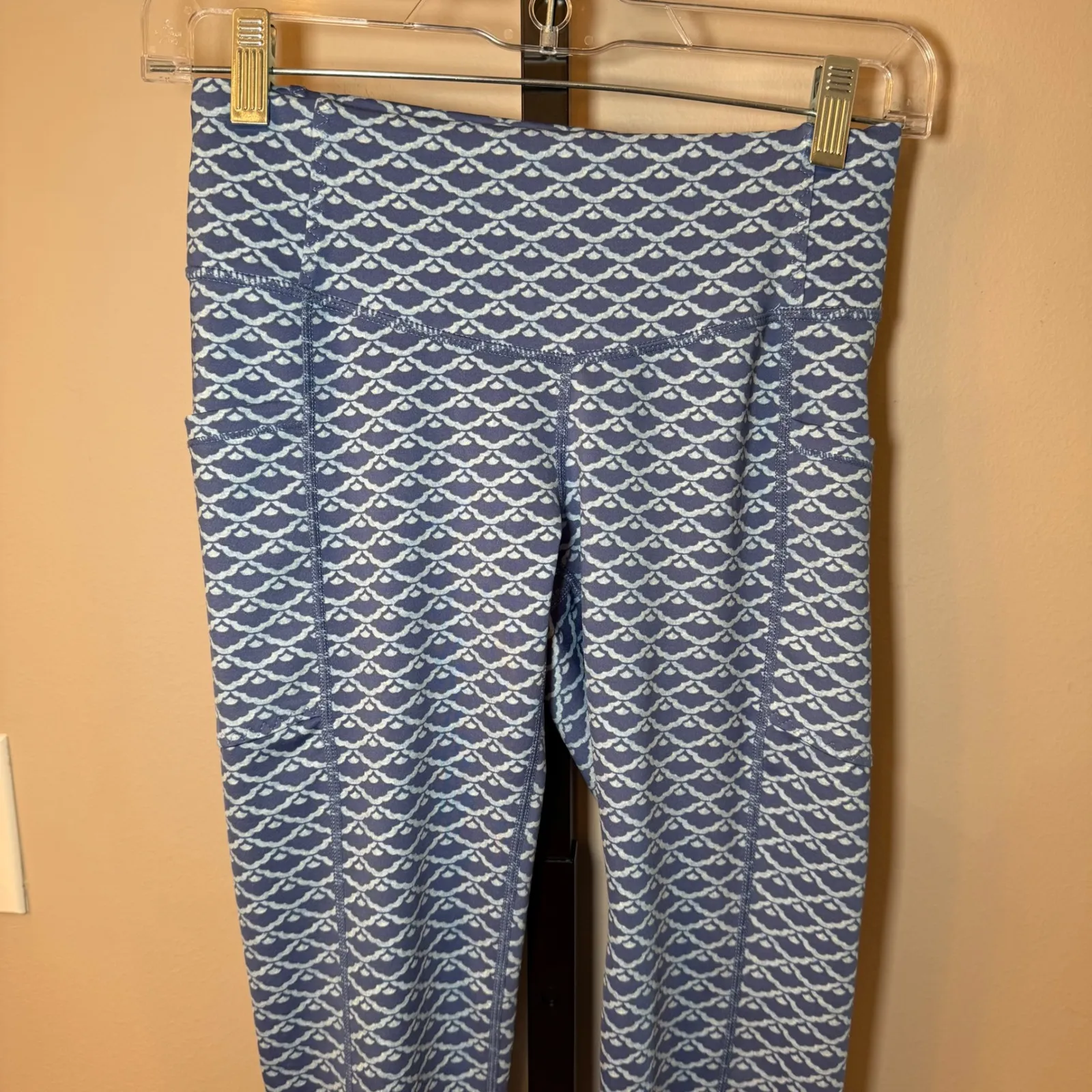 J McLaughlin Rhonda Leggings Catalina Blue Cloud‎ Geo Size XS - Image 3