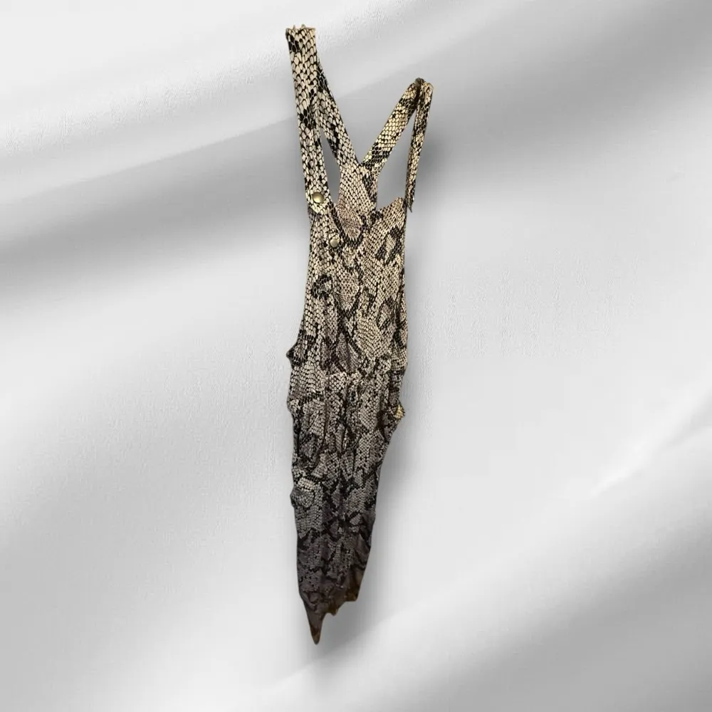 Chaser  Snake Print Overalls nwt - Image 4