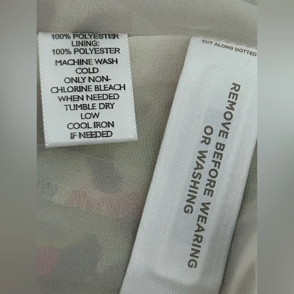 Loft Sleeveless Blouse Gray Green Size M - Image 11