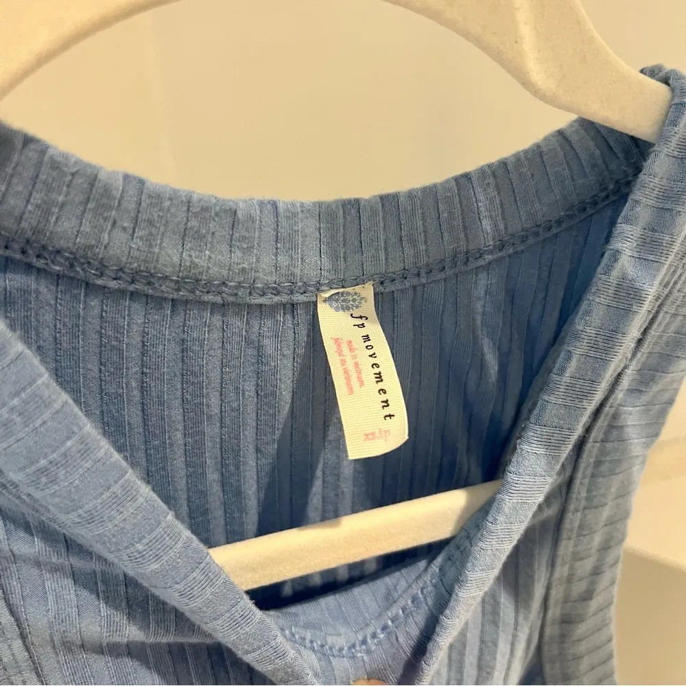 FP Movement Periwinkle Ribbed Tank Top - Image 2