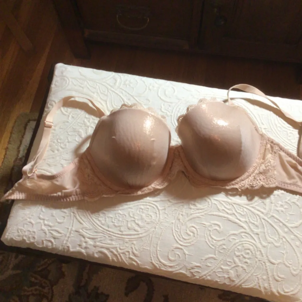 Victoria Secret Dream Angels Double Demi Lined Bra in blush pink size 34D - Image 5