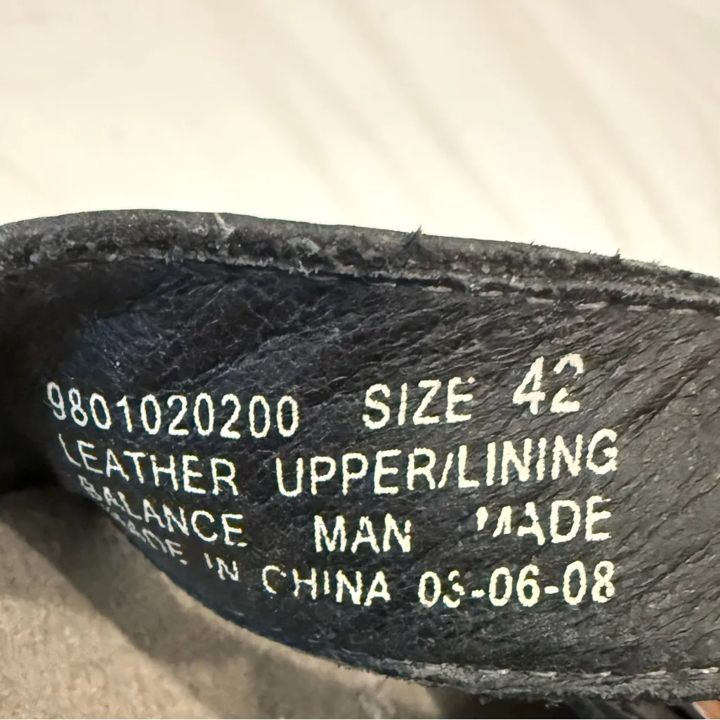 Dansko Black Leather Mule Clogs – EU 42 / US 11–11.5 – Perforated – Excellent - Image 7