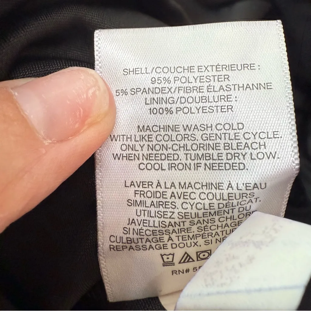 Express‎ black Cutout wide leg Jumper size large - Image 15