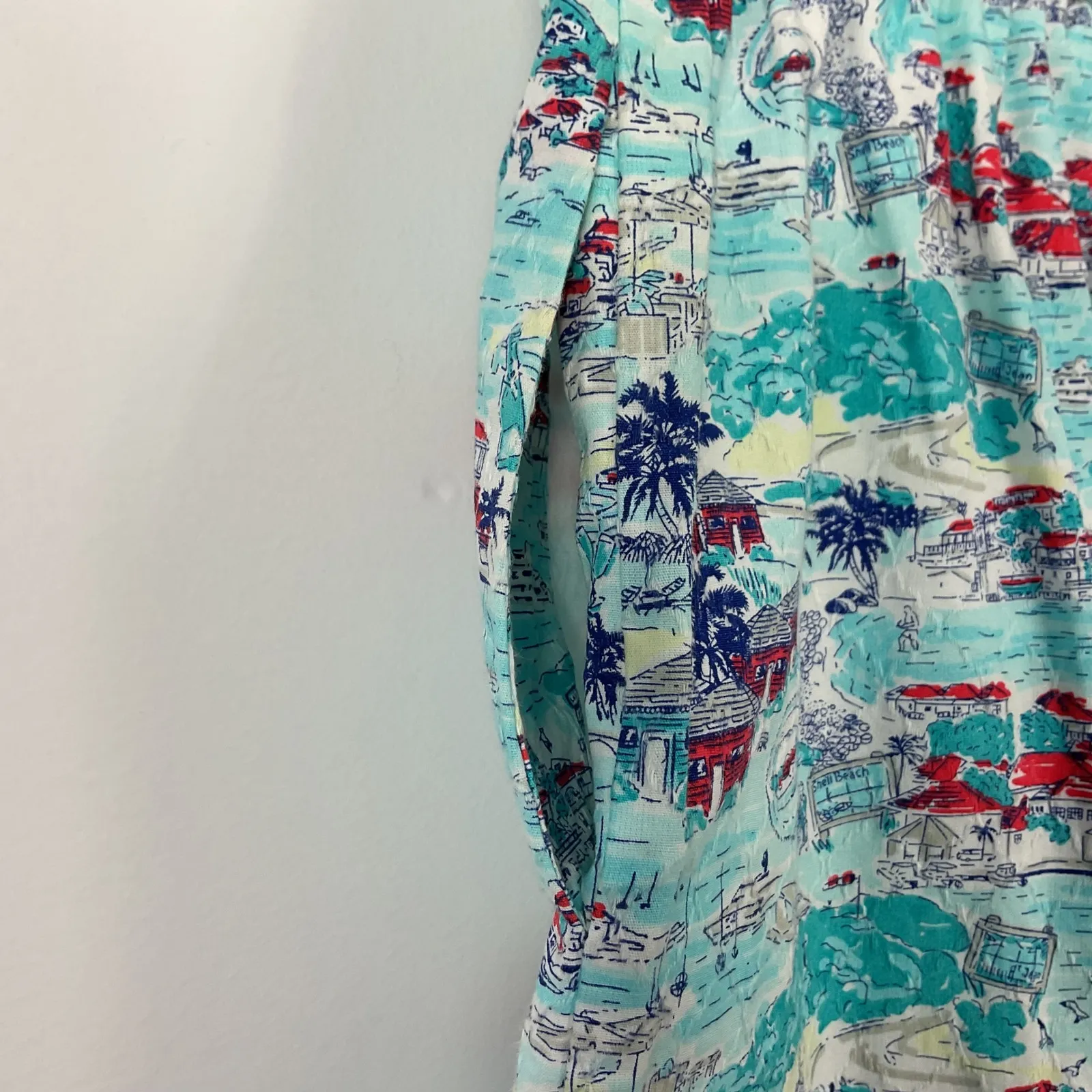 Vineyard Vines  St. Barths Scene Skirt Women's Size S - Image 4