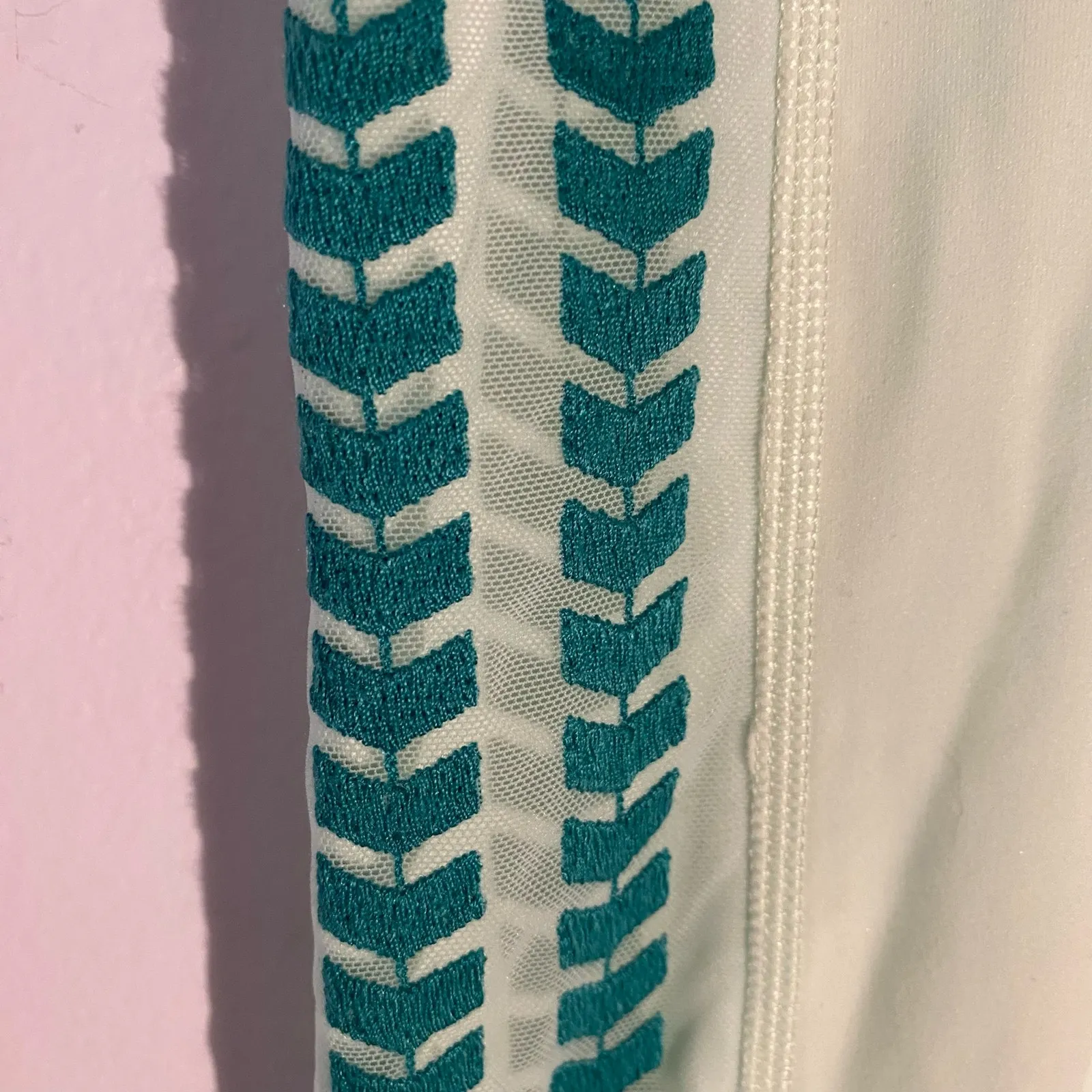 NWT Free People Movement Aqua Glass Desert Renegade Yoga Leggings Women's Large - Image 4