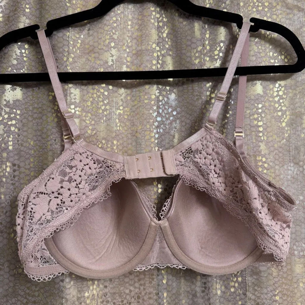 ThirdLove All Day Lace Underwire T-Shirt Bra Taupe Tan Size 36B 1/2 - Image 2