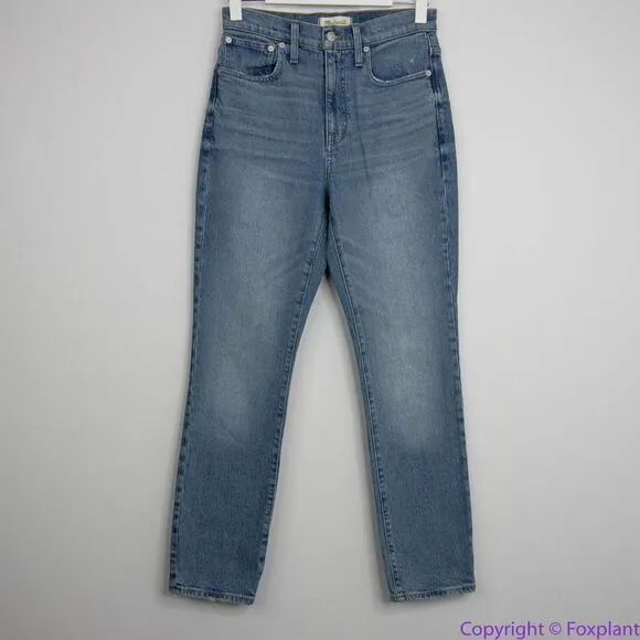 NEW Madewell High-Rise Slim Boyjean in‎ Neal Wash: TENCEL™ Denim, 25 - Image 4