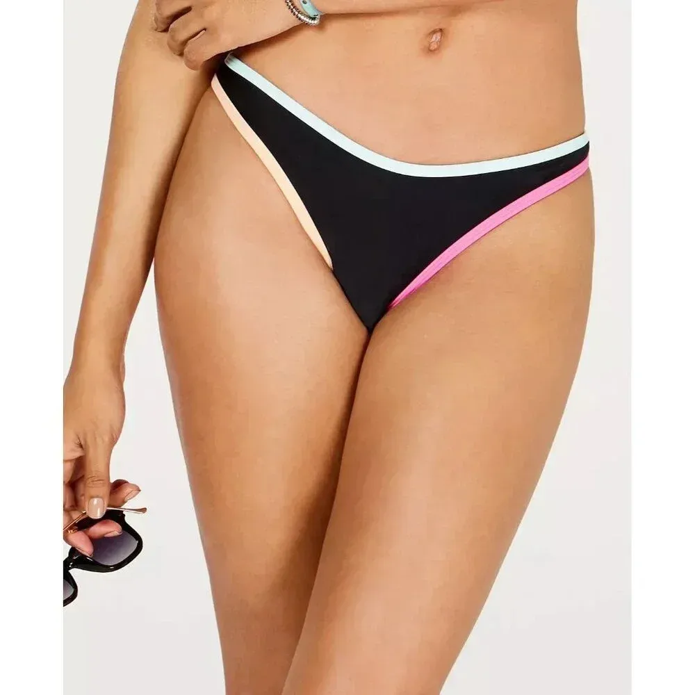 Colorful Black Bikini NWT Medium - Image 4