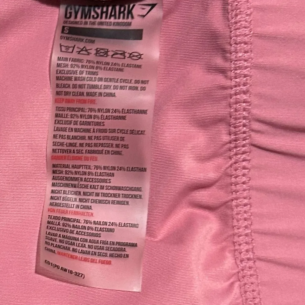 Gymshark Women's Double Layer Mesh Bra Sport Bra Size Small - Image 3