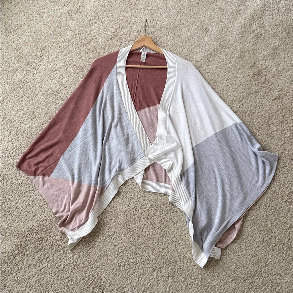 Lululemon Hatha Wrap-Quicksand / Misty Pink / White / Heathered Core Light Grey - Image 6