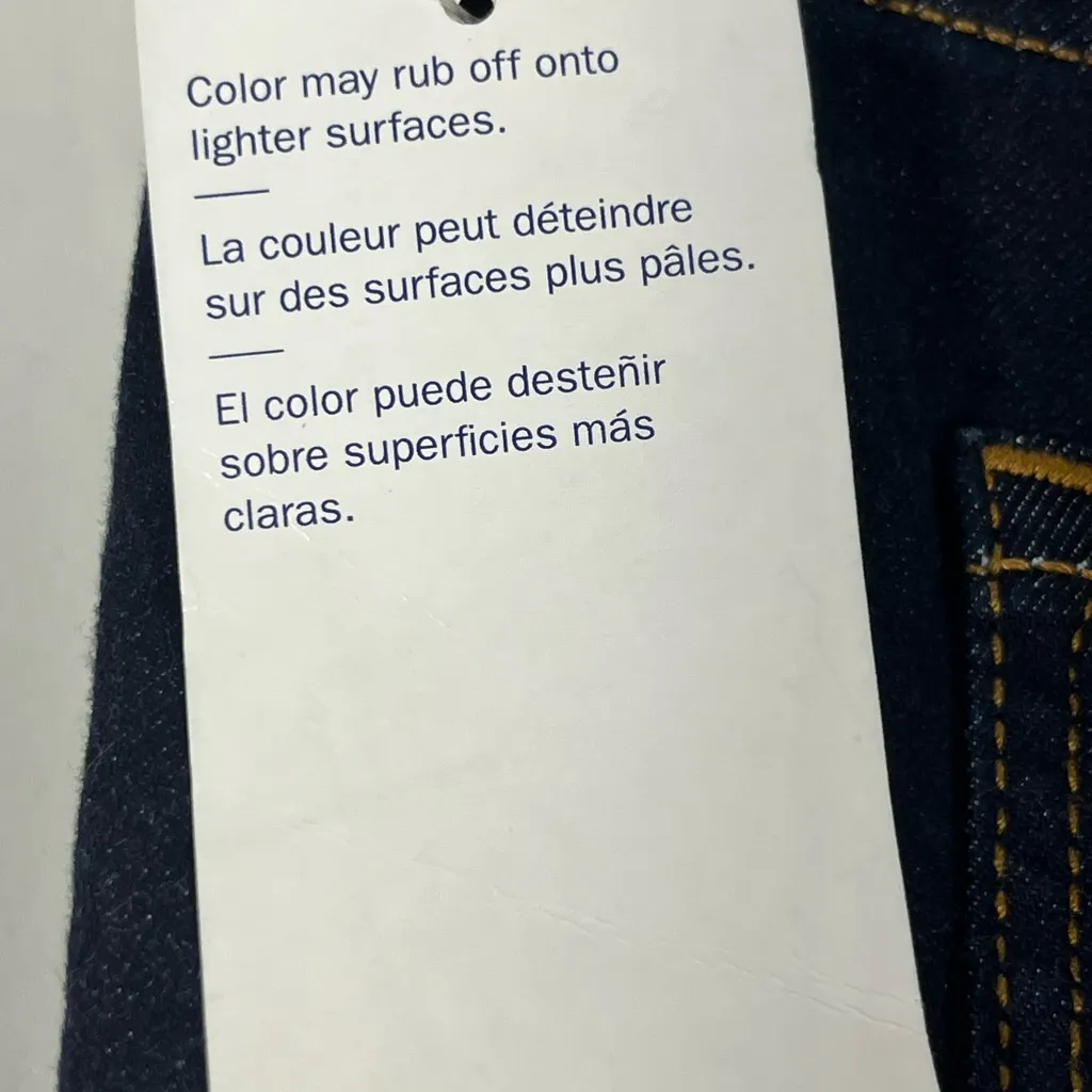 OLD NAVY MID RISE ROCKSTAR SKINNY‎ JEANS DARK WASH WOMENS SZ 28 NEWSOLD :  - Image 3