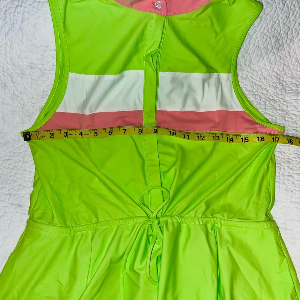 KILO TANGO Swing Golf Dress Lime:pink sz L NEW!! Green Size L - Image 7