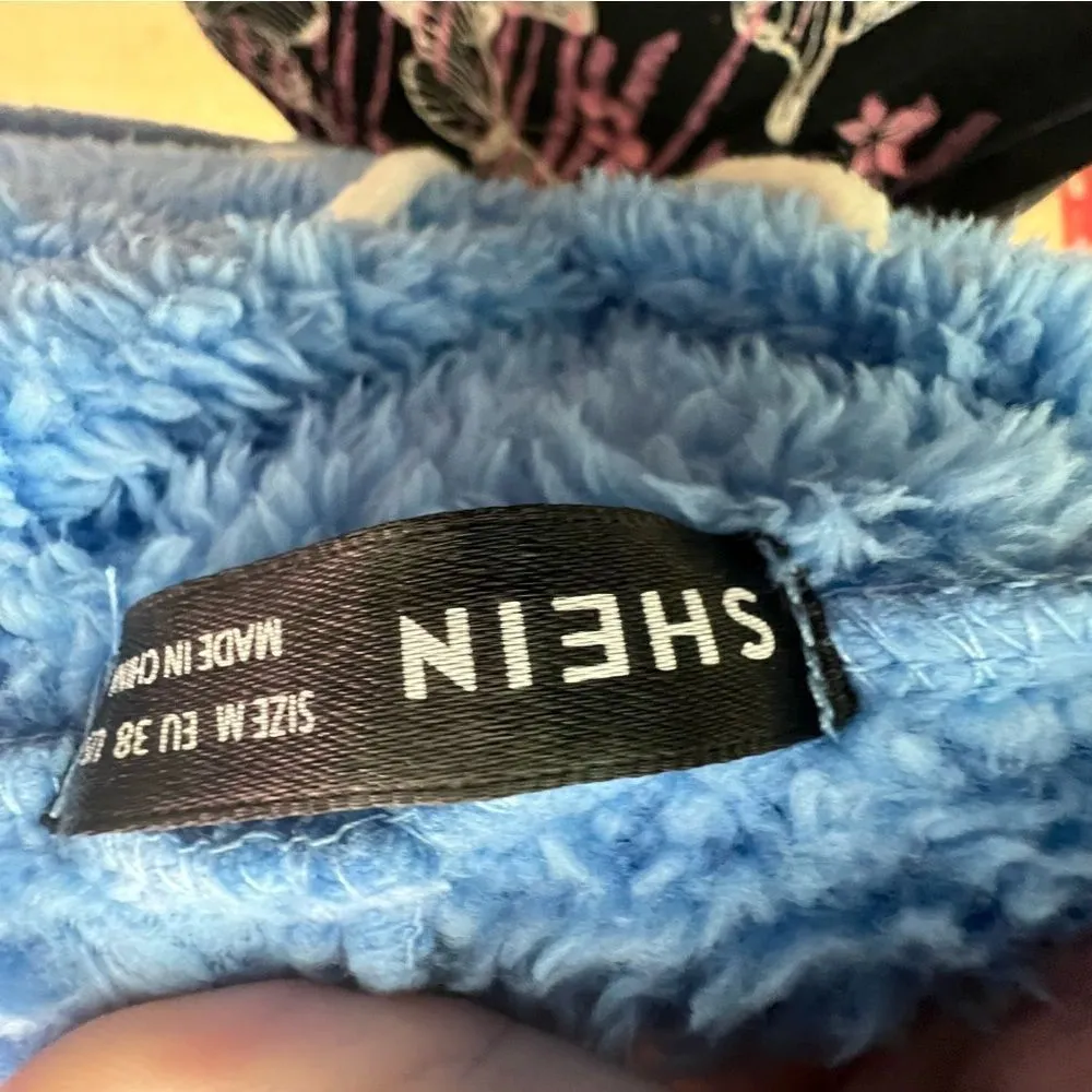 SheIn  women’s size 6 stardust patchwork pullover hoodie with kangaroo pocket - Image 5