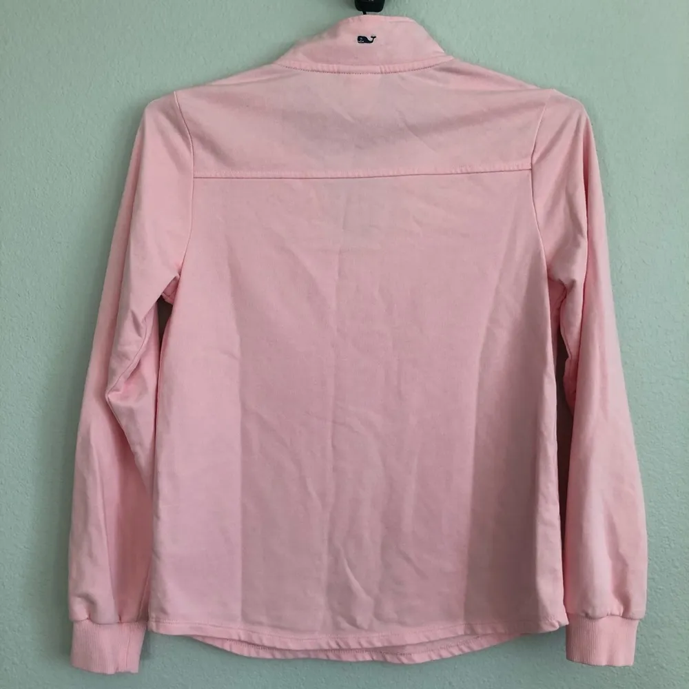 Vineyard Vines x Target Pink Quarter Zip Pullover. Size XS. - Image 8