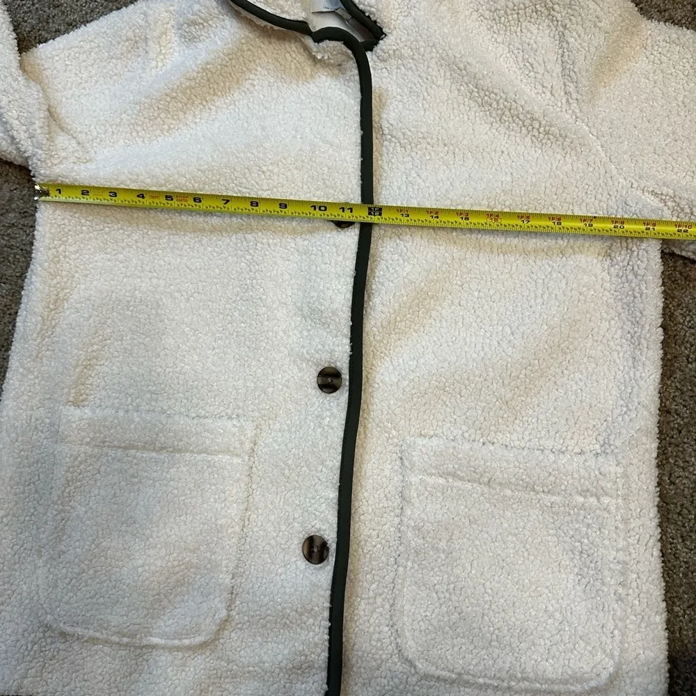 NWT Lucky Brand Sherpa Button Up Jacket - Image 11