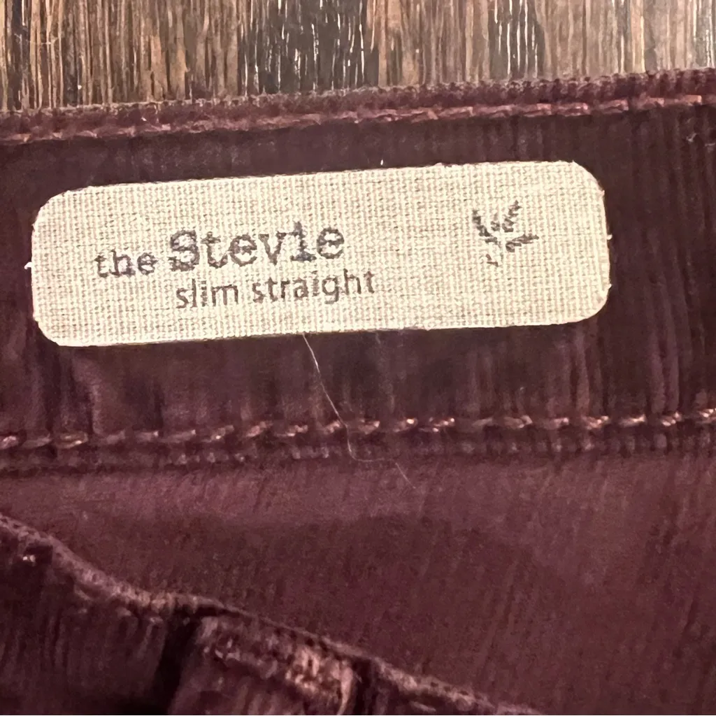 AG Adriano Goldschmied Burgundy Skinny Pants - Image 4