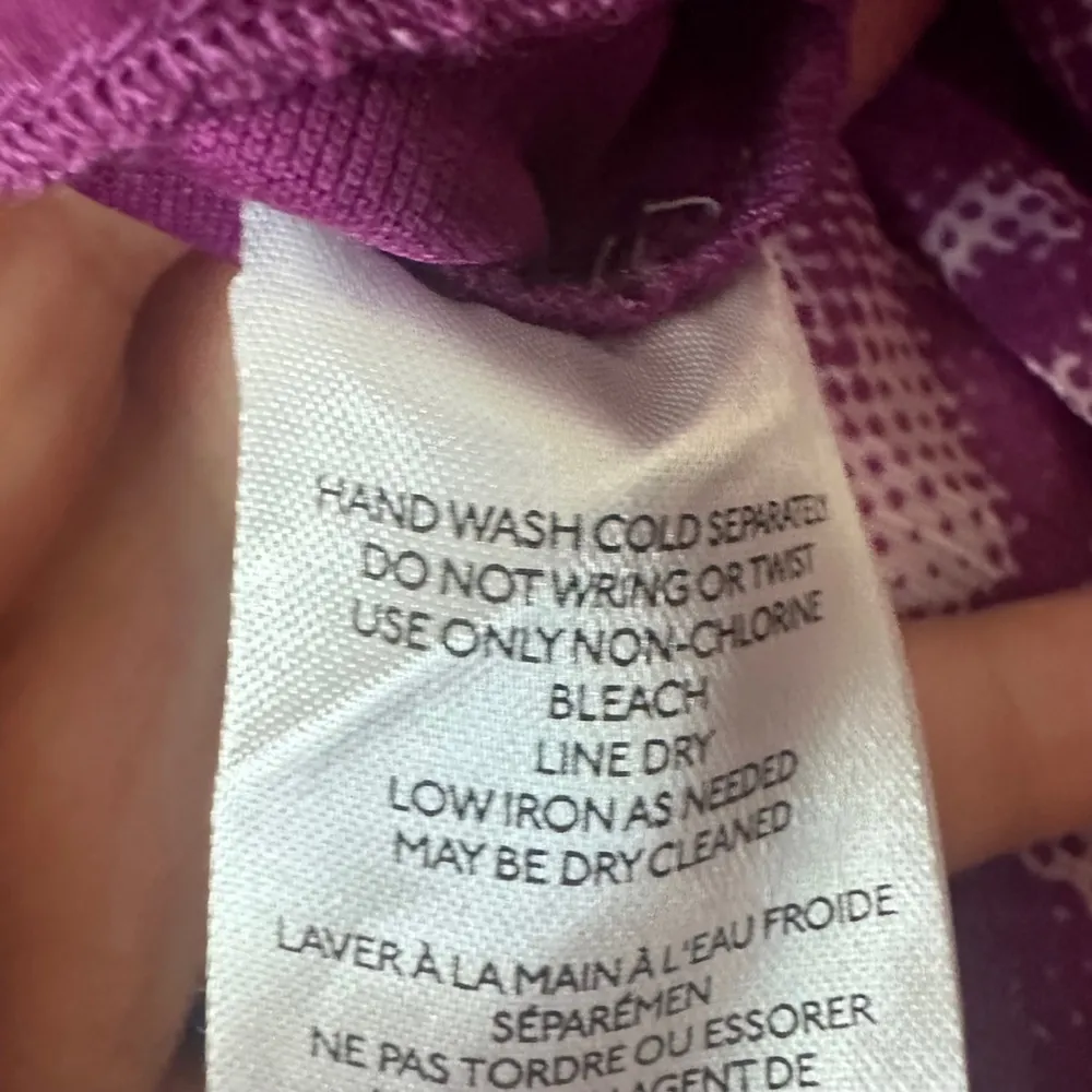 Urban Outfitters UO Tuli Ruffle Midi Skirt Purple Floral Women's Size M - Image 7