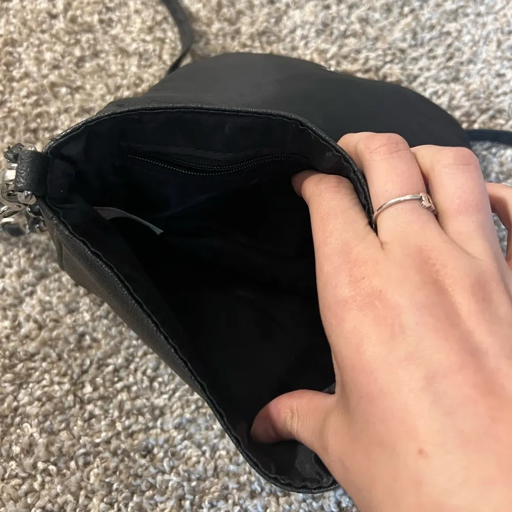 Candie’s Small Black Bow Crossbody or Wristlet - Image 4