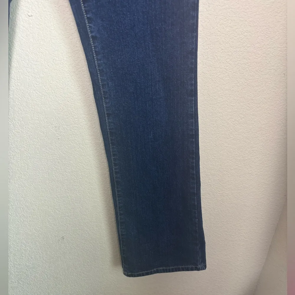 Y2K Tommy Hilfiger Dark Wash Mid-Rise Stretch Boot Cut Jeans 4 - Image 6