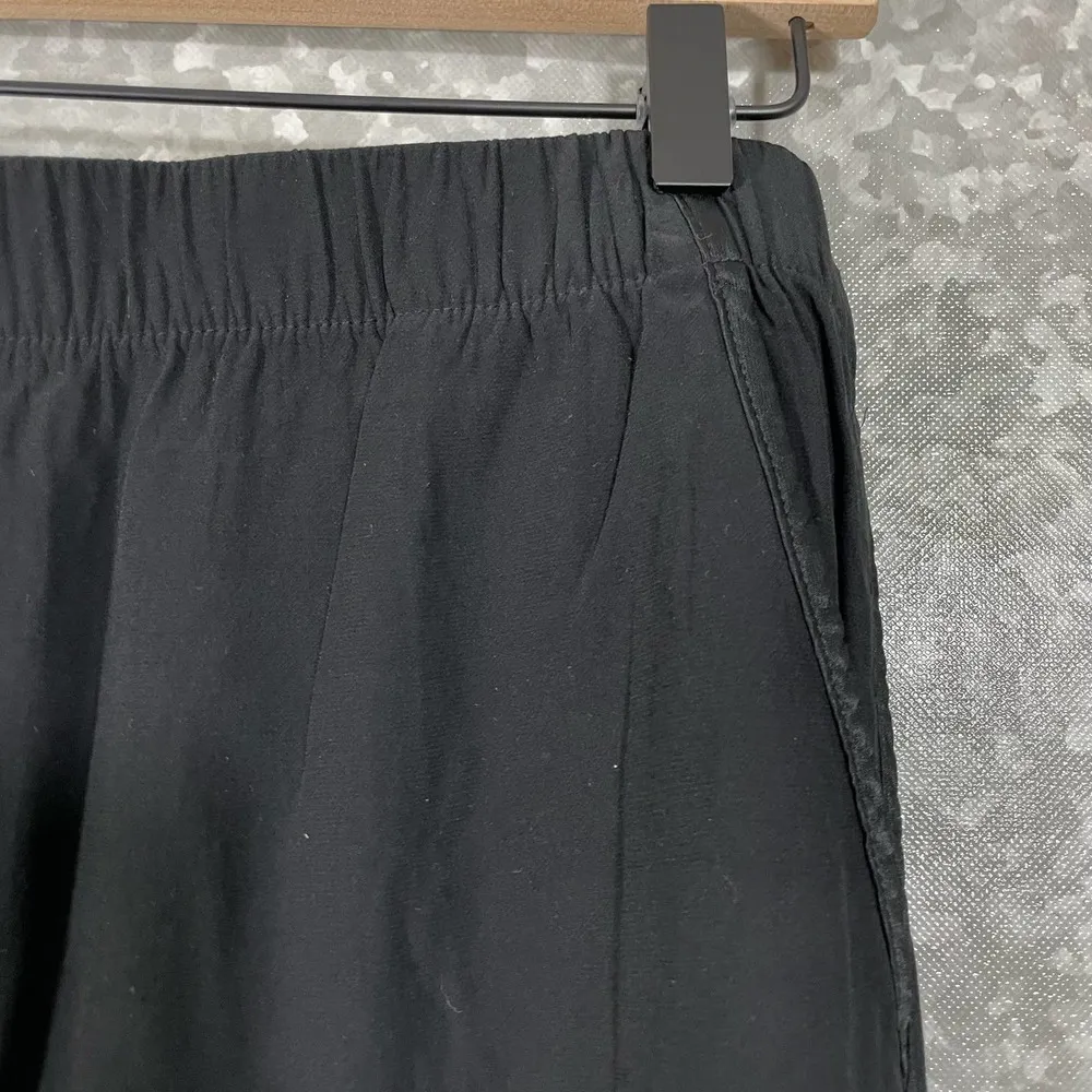 Ann Taylor LOFT Black Elastic Waist Straight Skirt - Size Small - Knee Length - Image 2