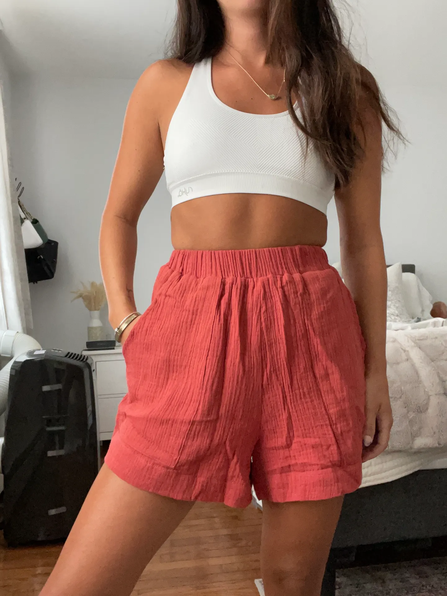 Princess Polly Beach House Linen Shorts - Image 3