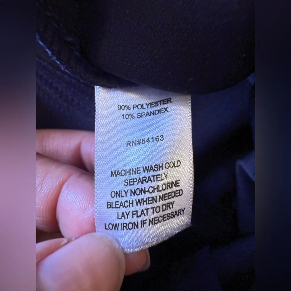Marc New York Andrew Marc Blue faux suede Skirt Size M winter fall comfy Size M - Image 5