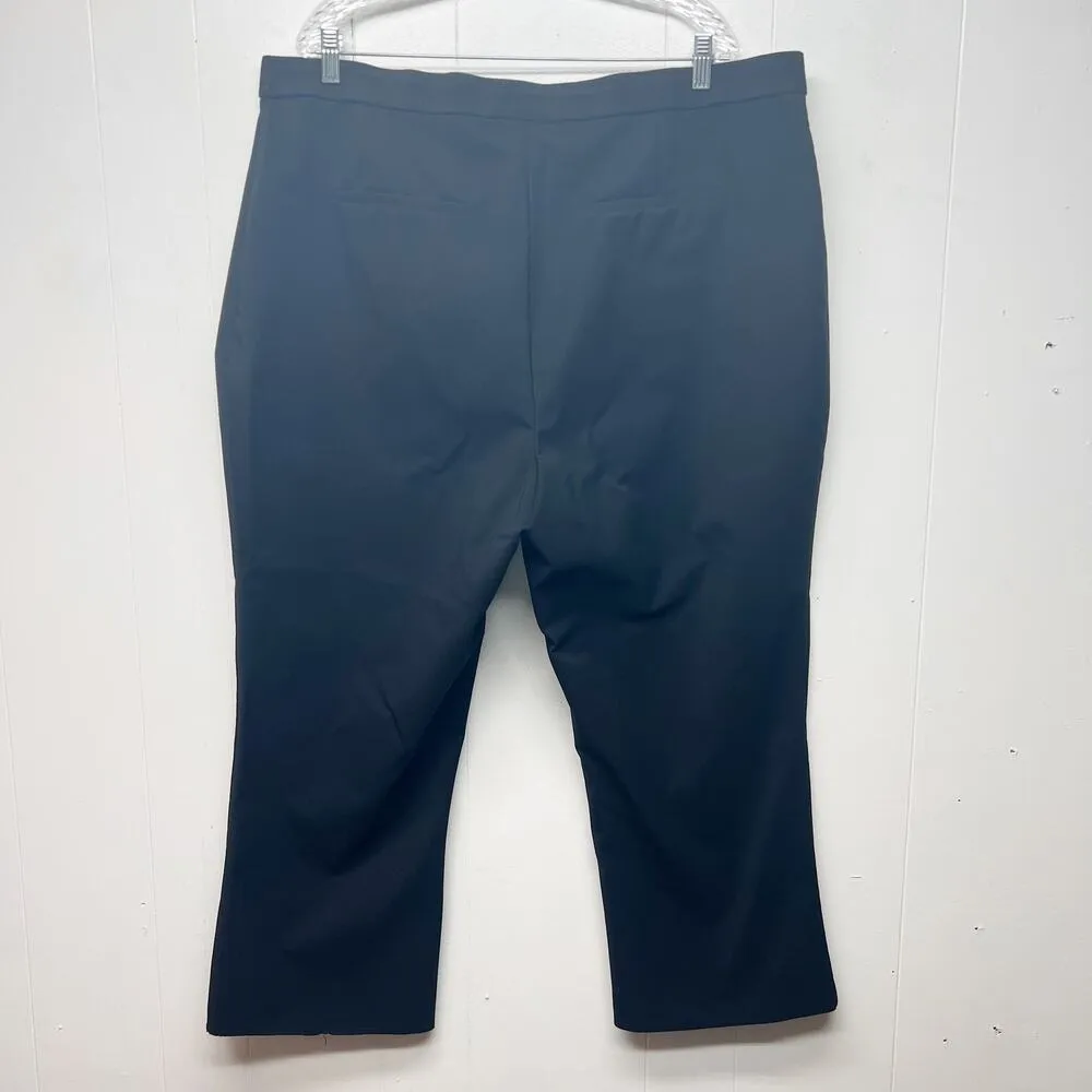 Jones & Co Womens Pull On Pants 3X Business Office Workwear Career Party Event Black - Image 5