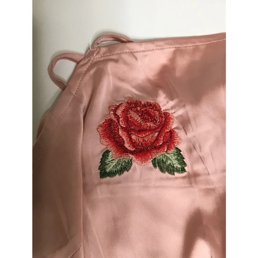 New. Honey Punch pink slip dress. Stretches - Image 8