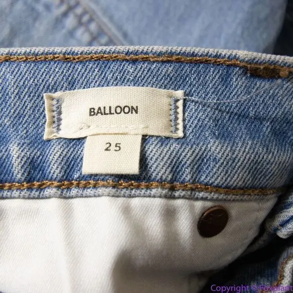 NEW Madewell USA-made Balloon Jeans in‎ Whistler Wash, 25 - Image 12