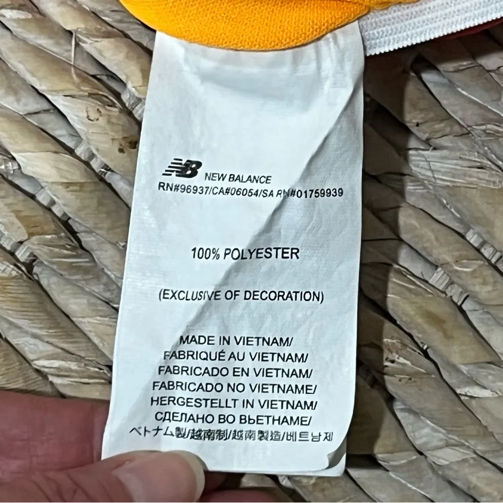 New Balance Size medium pink Lined running shorts Nb Dry Tie Purple Orange - Image 5