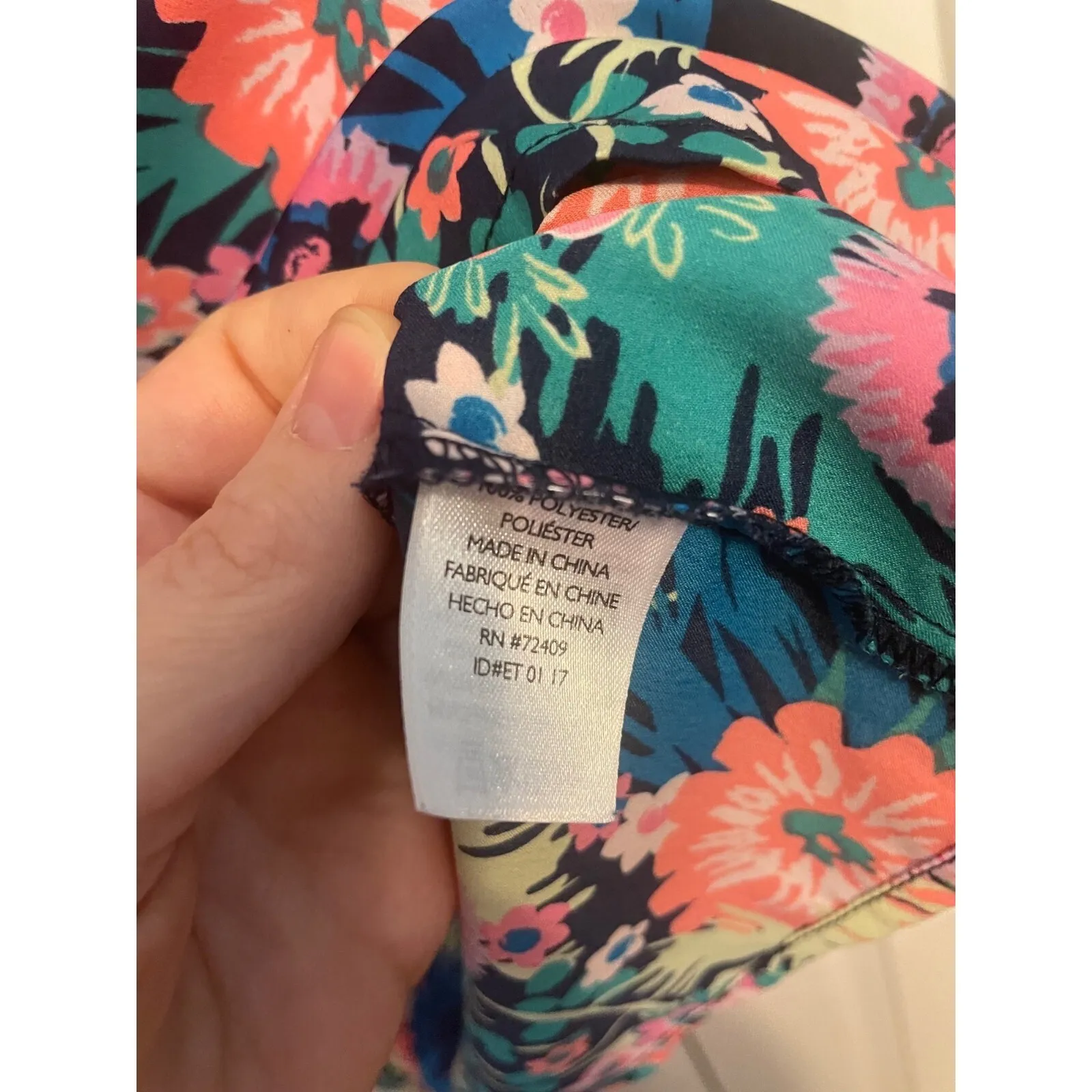 Pip & Vine floral maternity blouse‎ 1X Size undefined - Image 5