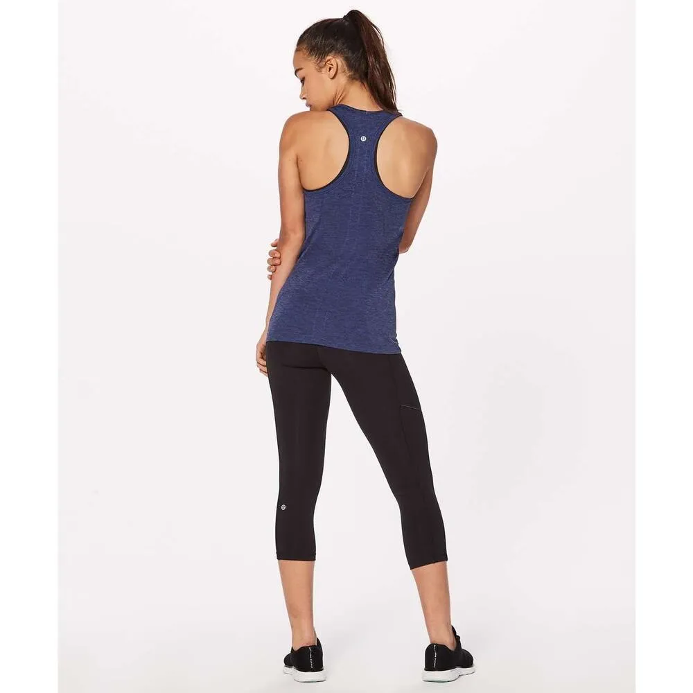 Lululemon Swiftly Tech Racerback in Physic / Black 4 Running Training tank top - Image 2