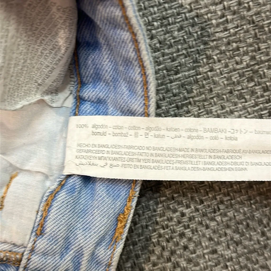 MOVING SALE Zara Trafaluc Denim Distressed Hem Cutoff Shorts - Image 7