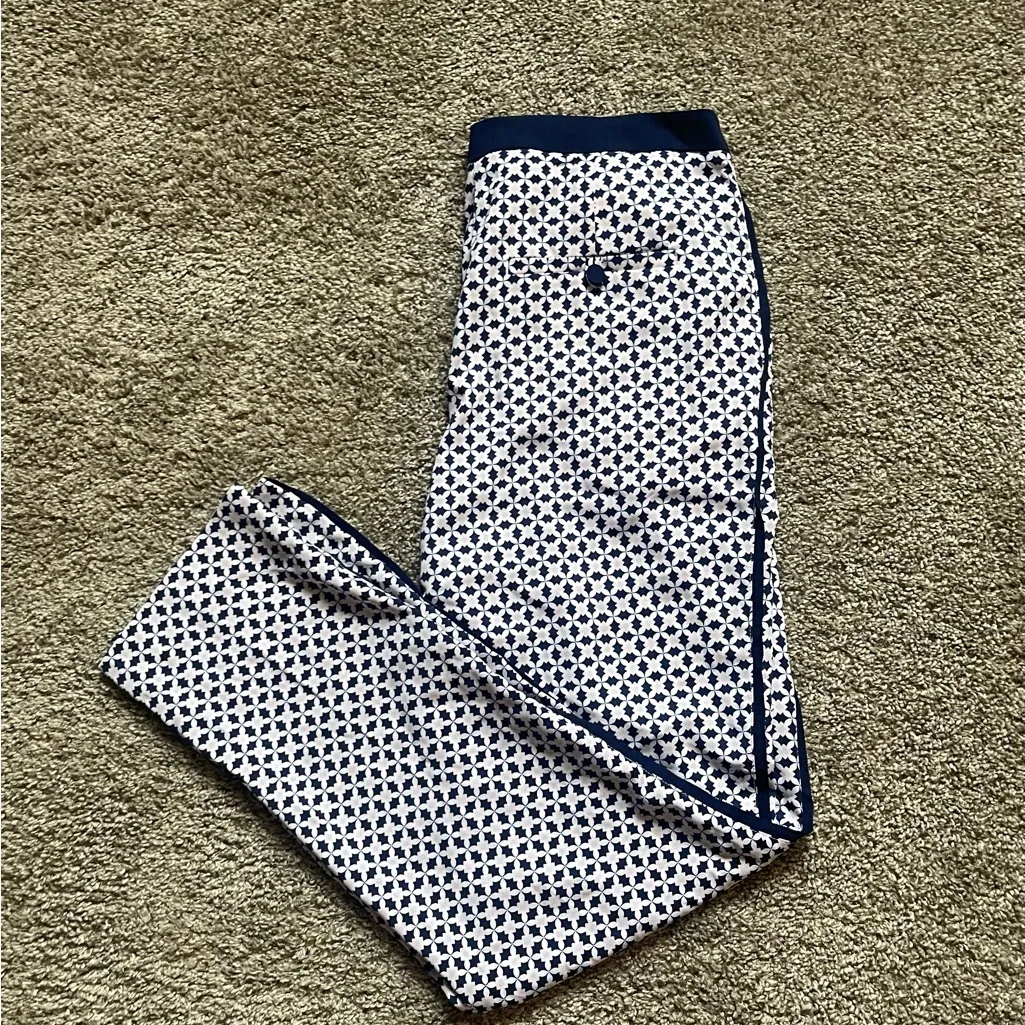 H&M Stylish Geometric Print Pants Sz 10 - Image 10