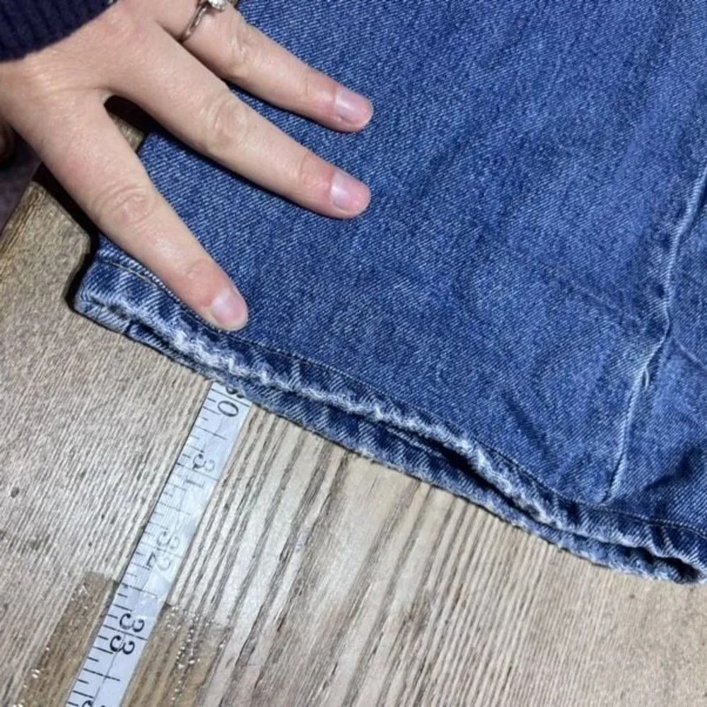 Joie Gabriel Wide Waistband High Rise Straight Leg Jeans Light Wash Sz 27 Size 4 - Image 5