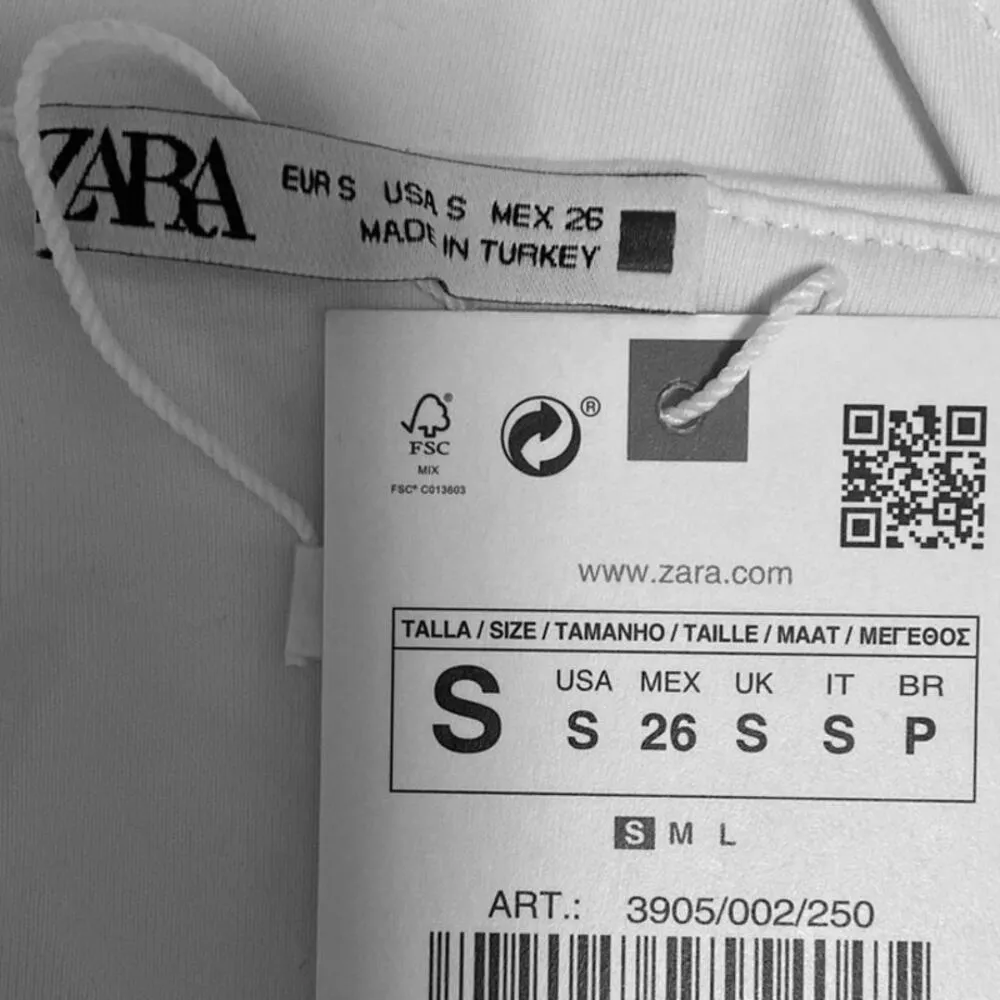 ZARA NWT White Scoop Neck Sleeveless Spaghetti Strap One Piece Bodysuit Size S - Image 3