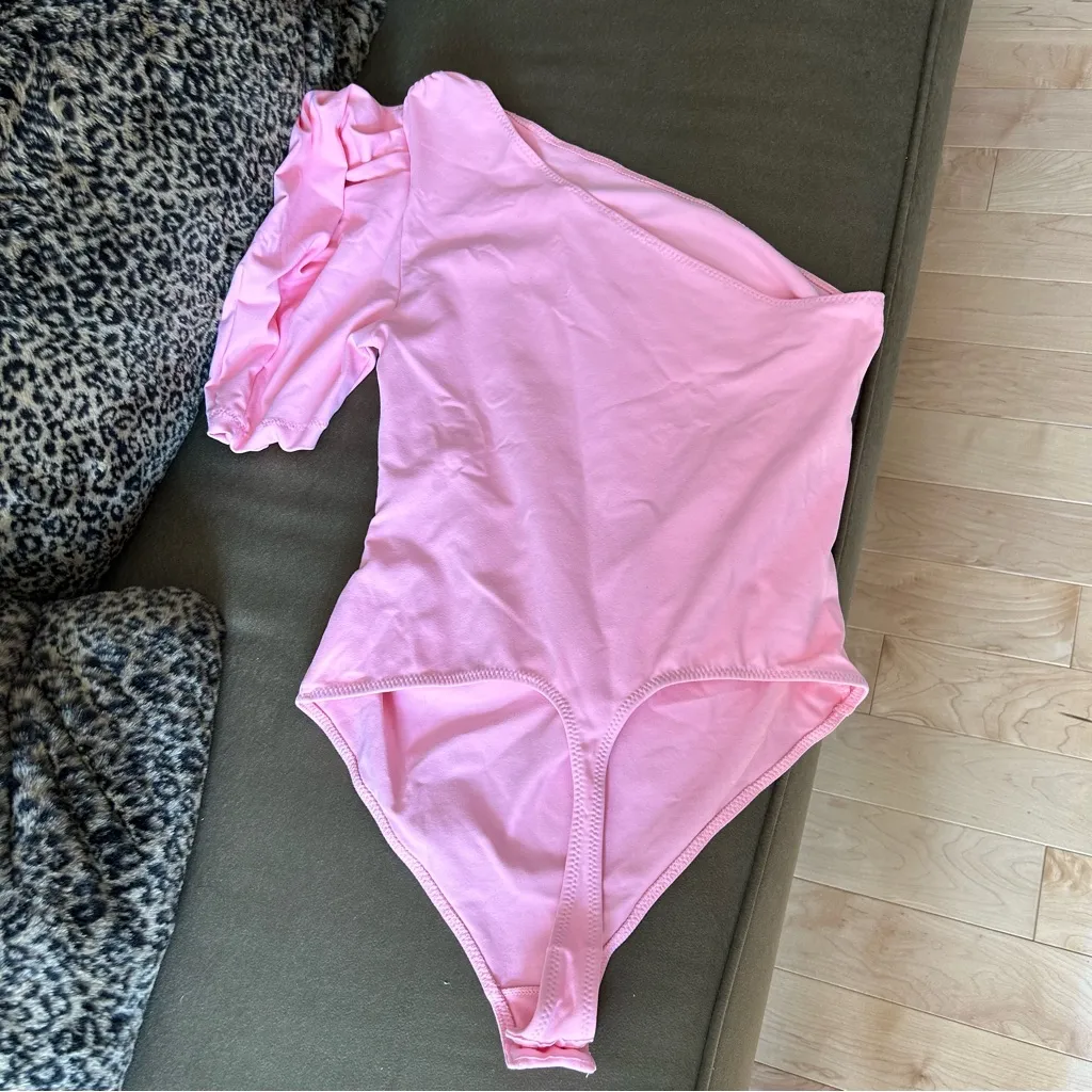 Free People Somethin Bout You Pink Bodysuit - Image 7