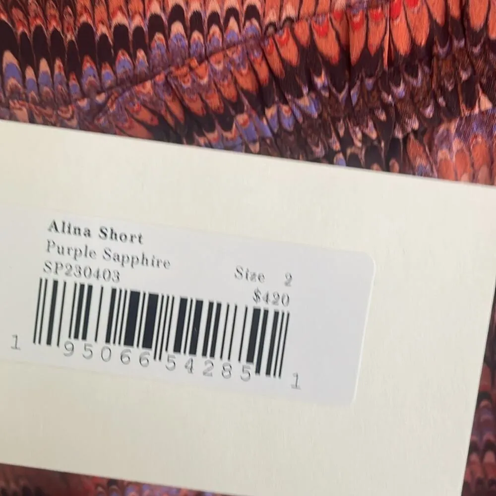 Ulla Johnson Alina Silk Short Purple Sapphire - Image 11