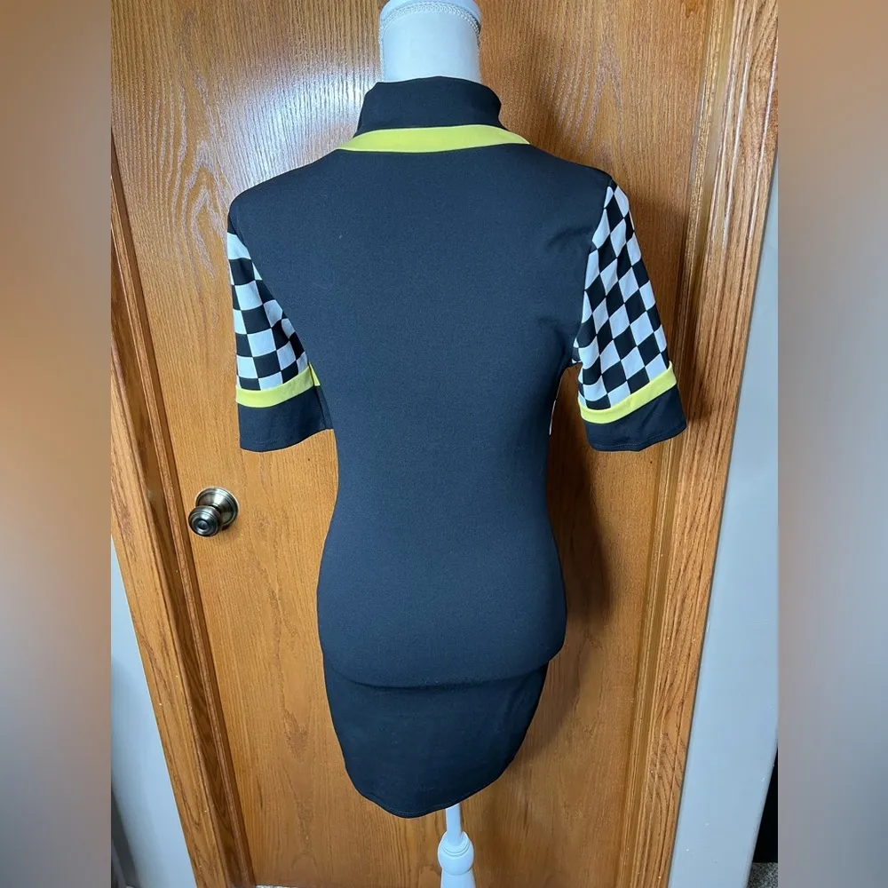 Cherry Mellow  taxi cab mini dress medium - Image 10