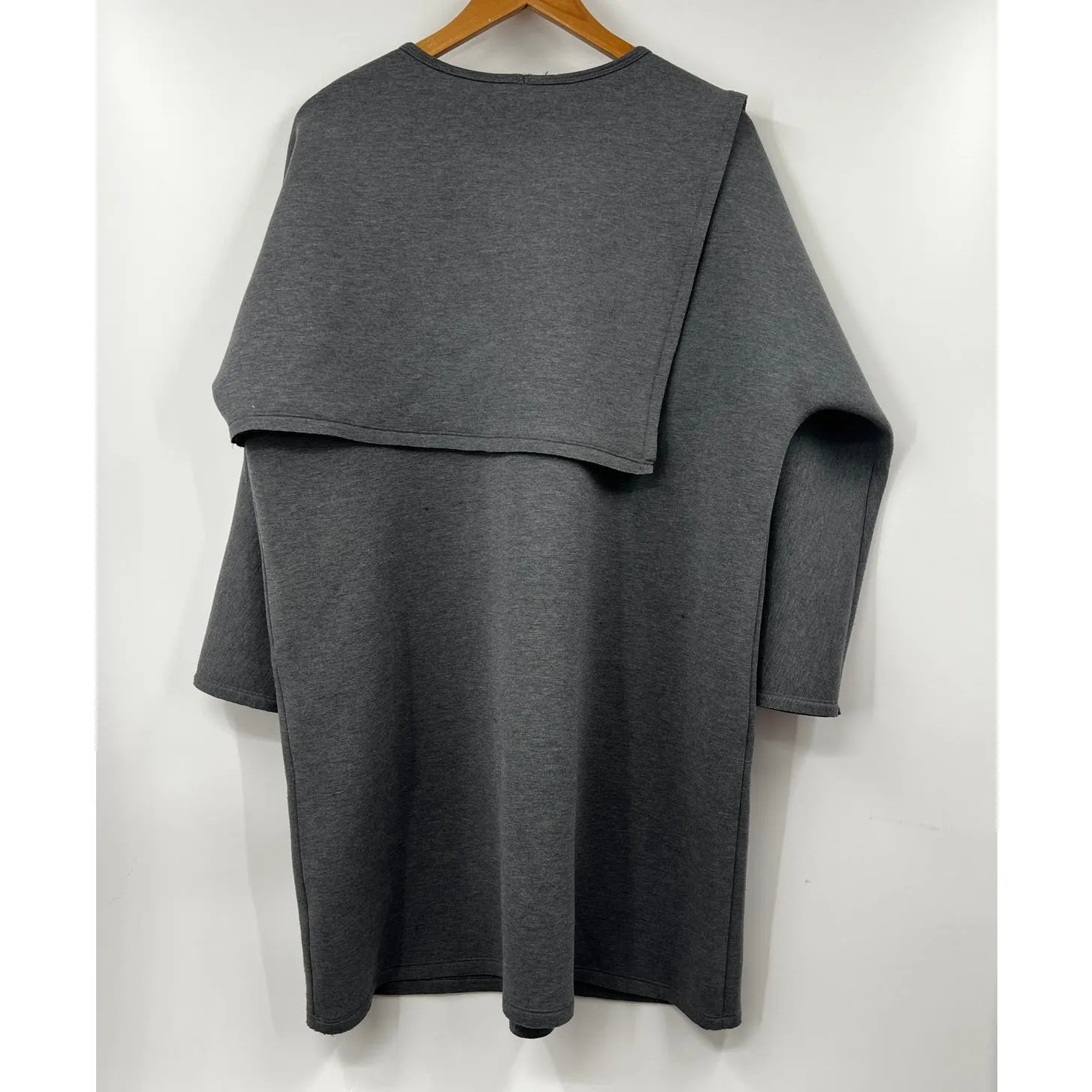 Ann Mashburn Gray Long Sleeve Layered Sweatshirt Asymmetric‎ Dress Size XL - Image 6