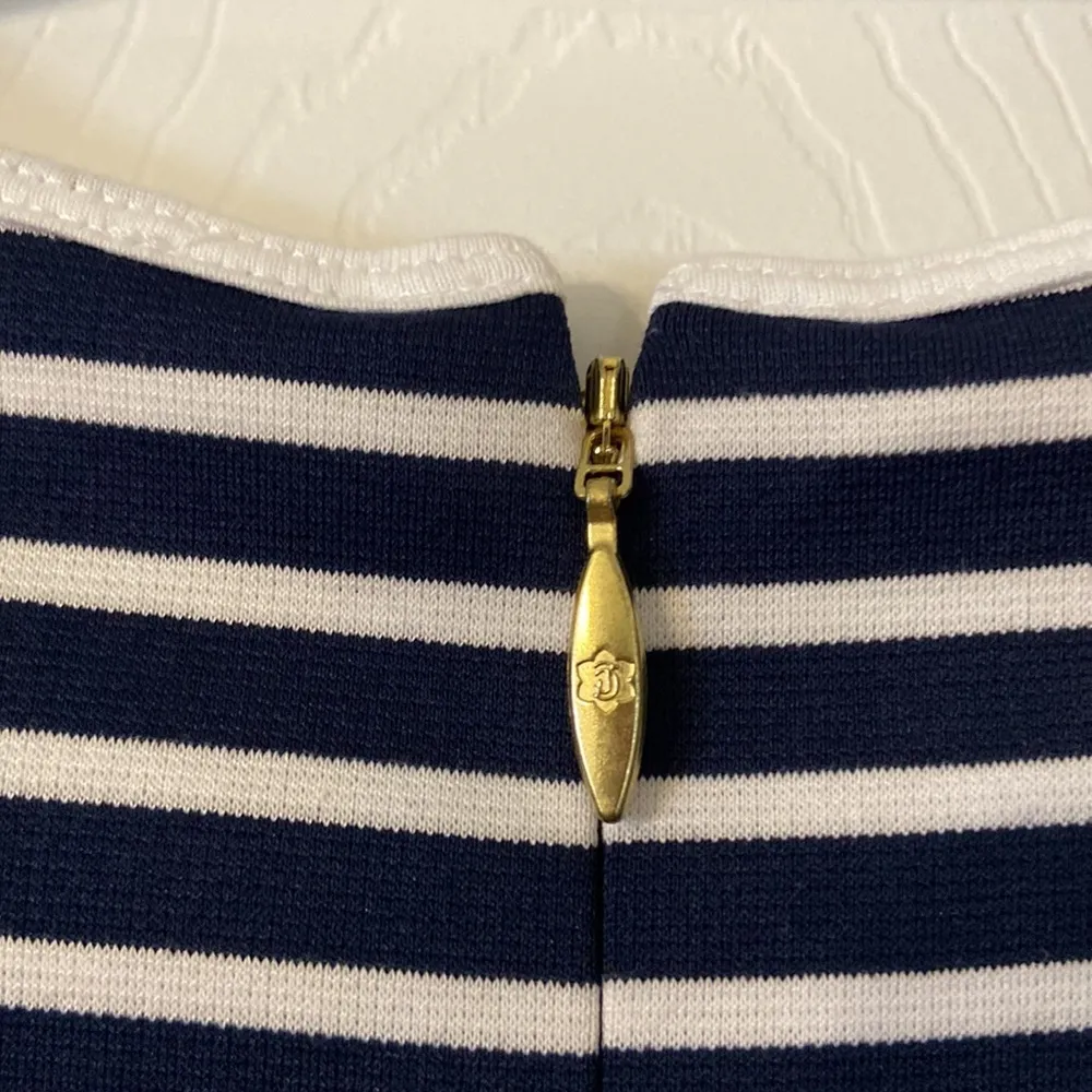 Drapers James Dress BNWOT size M navy blue and white colors - Image 6