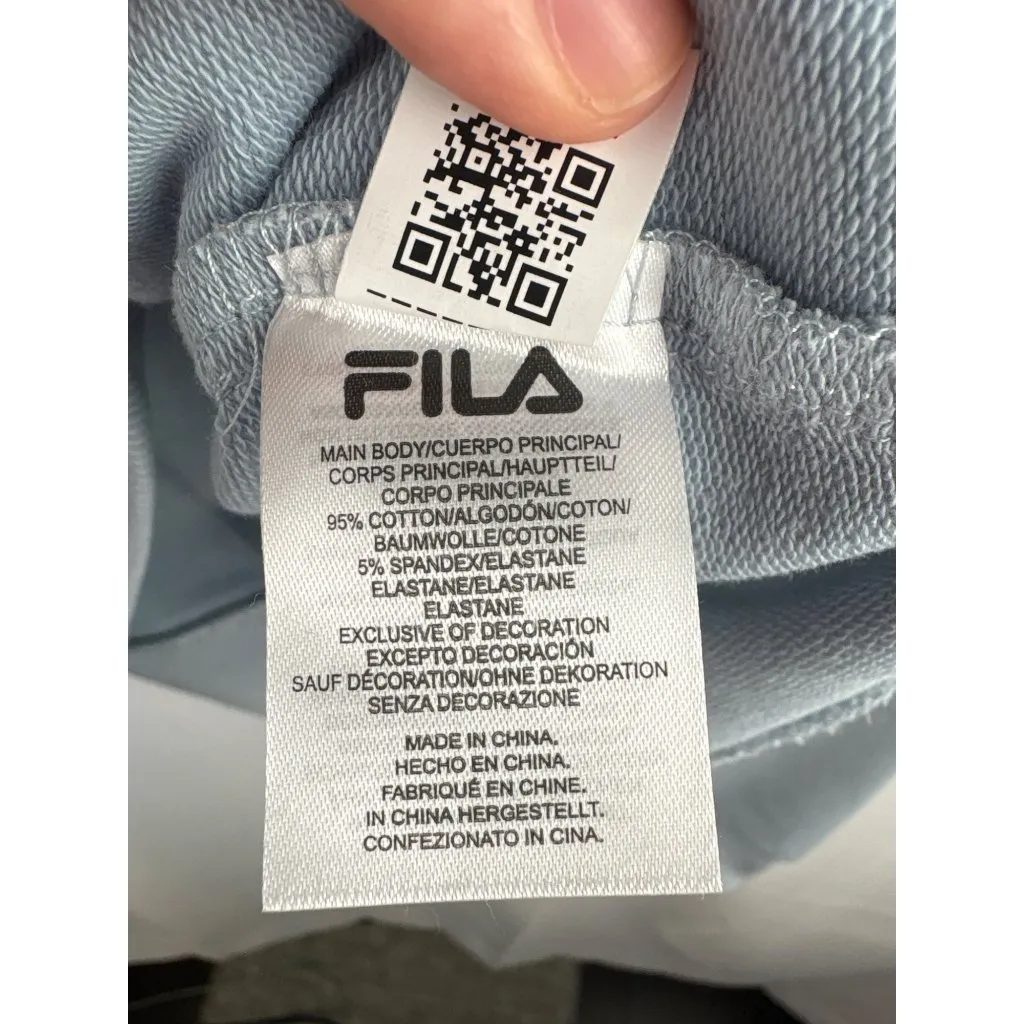 Women’s Fila Size Large Light Blue Crewneck - Image 6