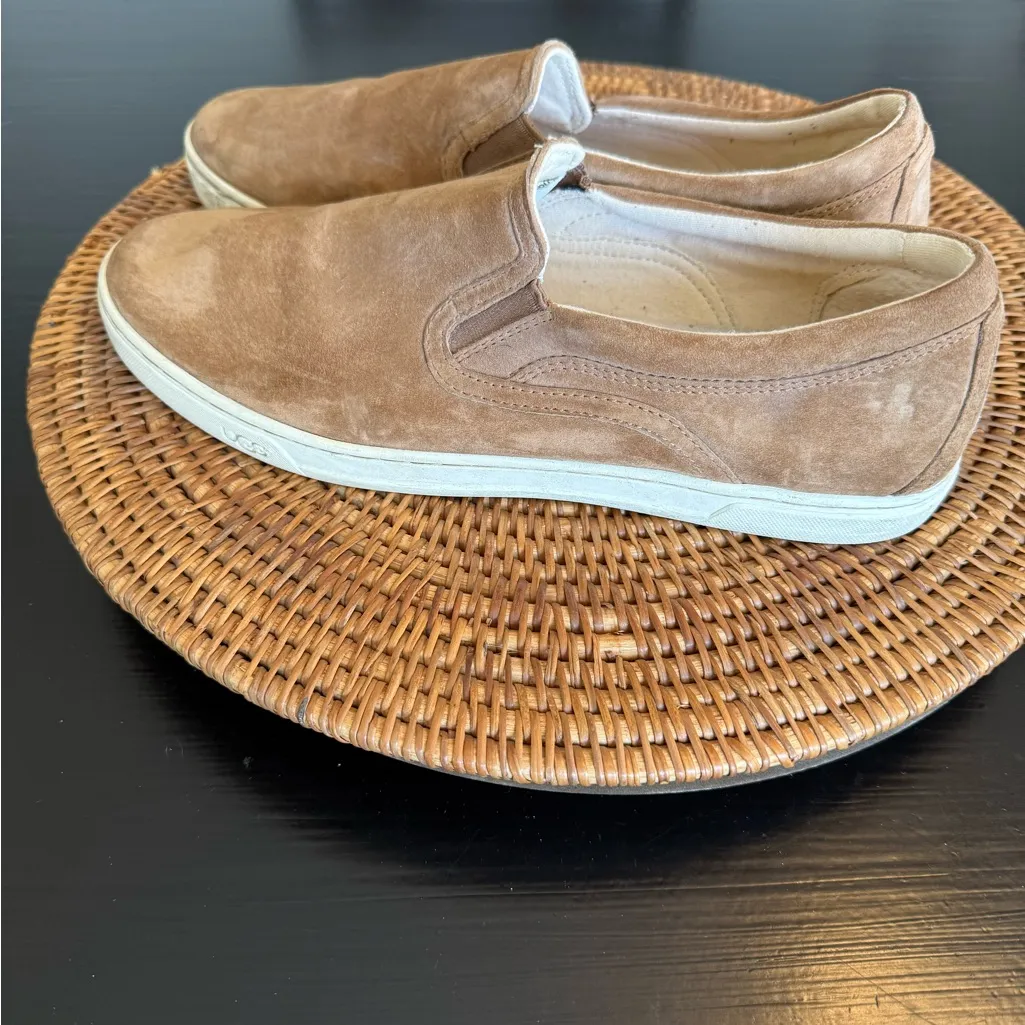 UGG tan Suede Slip-On Loafers - Image 3