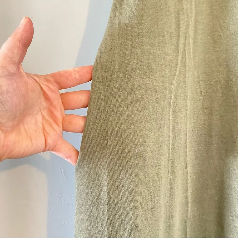 •Olive green shirt dress• Size undefined - Image 3