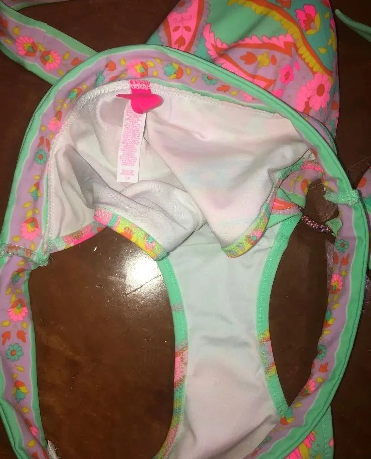 Victoria Secret Floral Pink Bikini - Image 5