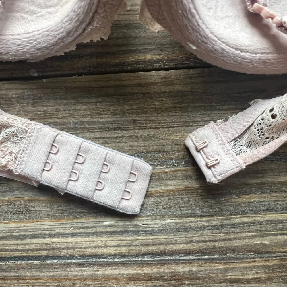 Victoria’s Secret Dream Angel Lined Demi Lace Trimmed Bra Size 32D - Image 7