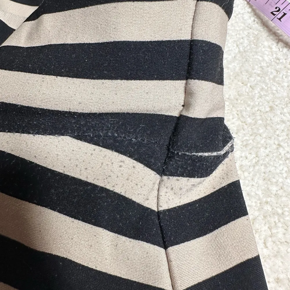 ECI Black and White Striped Maxi Skirt - Image 2