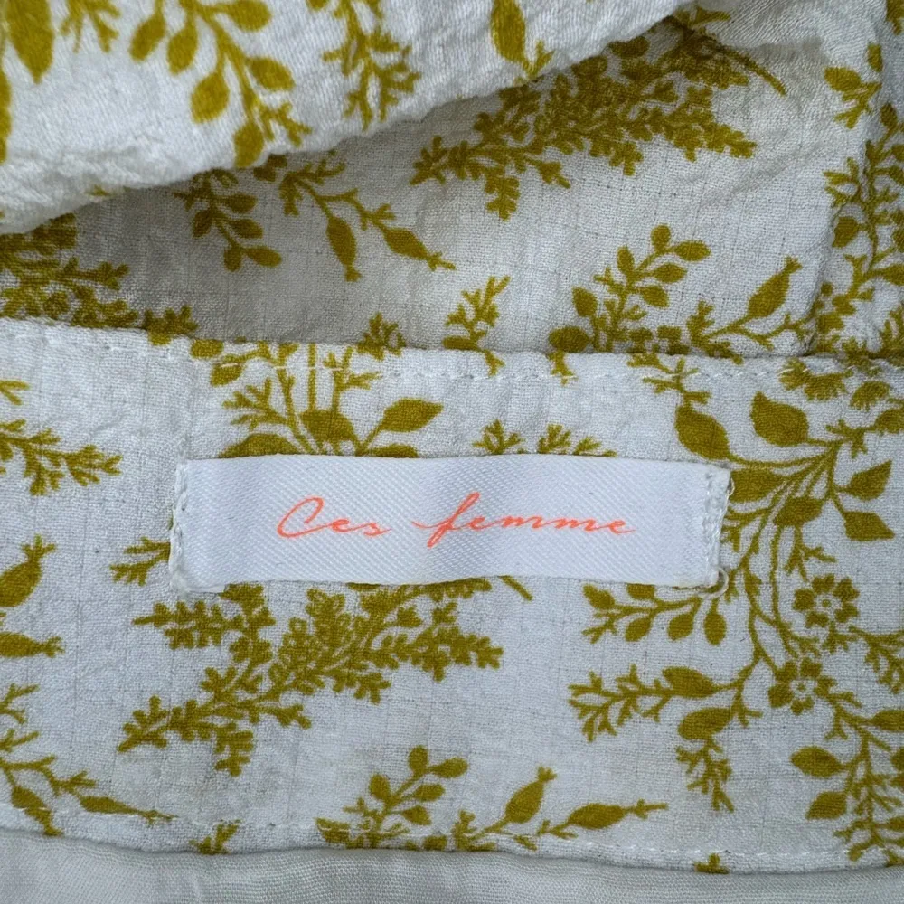 Ces Femme Dress Size Medium In Yellow Floral. #94 - Image 10