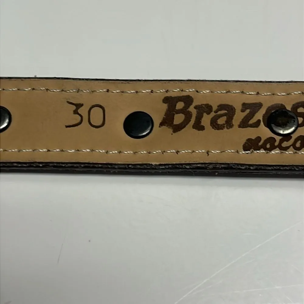 Brazos Joe Belt Co. Nocana, Texas, USA Thin Concho Belt Silver - Image 9